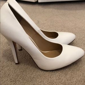 White pumps